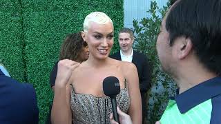 Toshia Caitlyn Galligan Carpet Interview at Not Another Church Movie Premiere