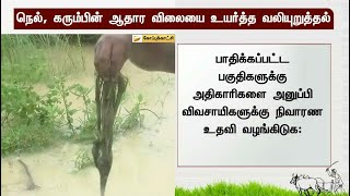 நெல்லுக்கான ஆதார விலையை டன்னுக்கு ரூ.2,500ஆக உயர்த்துக: ஓபிஎஸ், ஈபிஎஸ்