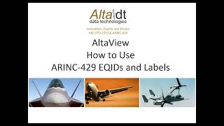 AltaView - How to Use EQIDs and Labels