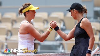French Open 2021: Anastasia Pavlyuchenkova-Victoria Azarenka | Fourth Round Highlights | NBC Sports