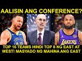 ALISIN ang Conference! TOP 16 sa Playoffs Hindi Top 8 ng East at West!