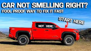 When Your Cars Interior Smells Funky - Check This First