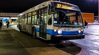 STM Bus Ride On The 37N Jolicoeur