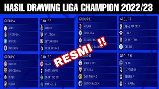 Hasil Drawing Liga Champion 2022/23 Tadi Malam | Grup Neraka Liga champion 2022/23 : Bayern vs Barca