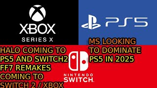 XBOX IS DOMINATING PS5 In 2025. HALO MCC Coming To SWITCH 2 AND PS5. FF7 Remakes ON SWITCH 2 XBOX