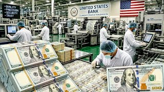 America’s Money Machine 💰 Inside the Secret Dollar Printing Factory!