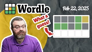 Wow, that was lucky! | Wordle #1344 (Feb 22, 2025)