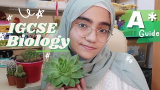 How to get an A*/9 in IGCSE BIOLOGY complete guide - how I studied, tips, resources and more!