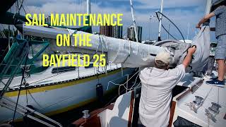 Sail Maintenance on the Bayfield 25 with Jeff Pruce