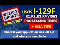 K Visas (K1 Fiancé, K2, K3, K4) April 2, 2022 Update on I-129F USCIS Processing Times + Visa Tips