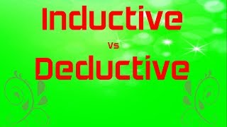 Inductive vs Deductive Research Method | Qualitative Vs Quantitative Method | Types of Research