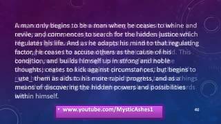 As A Man Thinketh By James Allen Full  Subtitle + Text    YouTube
