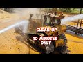 Cuci Alat berat Hanya sekitar 10 menit langsung bersih Dozer Cat D8T