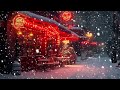 ❄️wonderful night jazz piano music in cozy winter cafe space u0026 relaxing jazz music