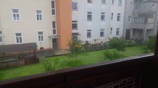 Gewitter mit Hagel in Graz Jakomini, St. Josefs Kirche Umgebung am 06.07.2017 um 16:30 Uhr