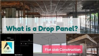 Drop panel construction