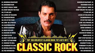 Top 100 Classic Rock Songs Of All Time - ACDC, Pink Floyd, Eagles, Queen, Def Le