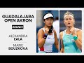 Alexandra Eala vs Marie Bouzkova | 2024 Guadalajara Open Akron R1 | Match Highlights