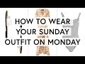 How To Wear Your Sunday Outfit On A Monday | The Zoe Report by Rachel Zoe