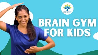 Brain Activation Exercises for Kids | Yoga for Right & Left Brain for Co-ordination | Yoga Guppy