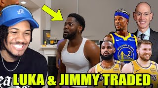 RDC DONT MISS - How LeBron Was In The Locker Room After Luka Got Traded To The Lakers (Reaction)