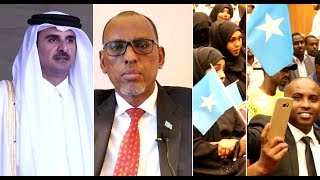 Qatar oo Soomaalida ka Farxisay iyo Amiirka oo Qaabilay Safiirka Cusub ee Somalia