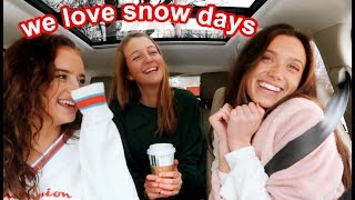 spend a snow day with teenage girls