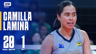 Lamina's EXCELLENT PLAYMAKING with 20 EXC. SETS for NU vs DLSU 💥 | UAAP SEASON 87 WOMEN’S VOLLEYBALL