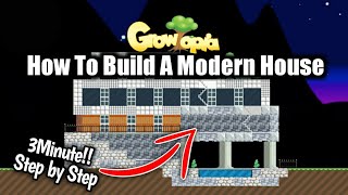 How to Build a Modern House Design in Growtopia