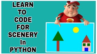 Python Turtle - #House #code #Scenerycode #turtlecode #scenery #tree #sun #easycode #circle #shapes