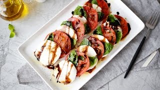 카프레제 샐러드 (Caprese salad) - 와인안주/ 간단한토마토요리/모짜렐라치즈