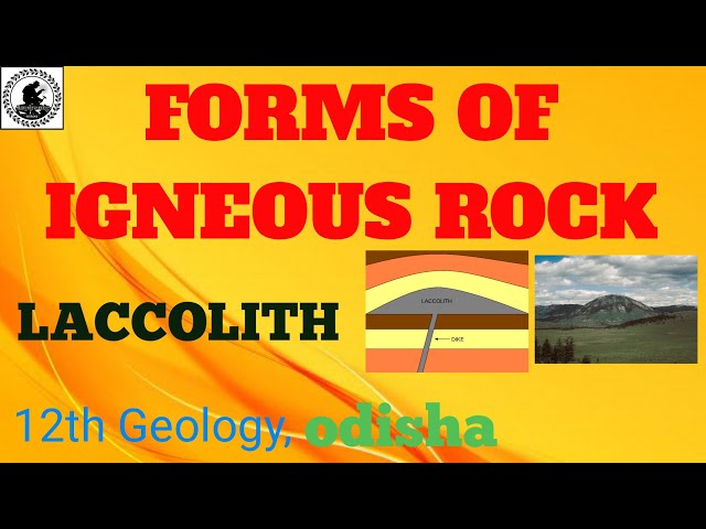 Laccolith Geology