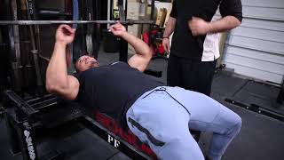 HOW TO BENCH With Larry Wheels and my coach Gaglionestrength