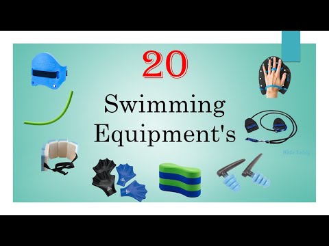 What equipment is used for swimming?