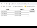 Dynamically Add Input Fields to Form Using Jquery Ajax