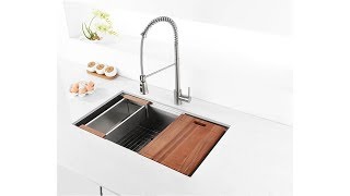 Best kitchen sink | Ruvati 32-inch Kitchen Sink | Workstation Ledge Undermount 16 Gauge