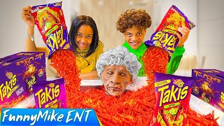 "The Angry Granny" Hot Takis Prank Ep.1🥵🤣 | FunnyMike