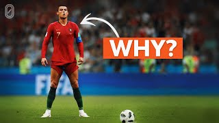 Why Ronaldo Stands Like This Before a Penalty