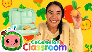 Fruit and Vegetable Challenge with Ms. Appleberry | Snack Time for Kids | CoComelon Classroom