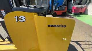 KOMATSU 2015 FB13RL15 154838 002　コマツ　小松　中古　バッテリーフォークリフト　リーチ　電動フォークリフト　電動リフト　バッテリーリフト