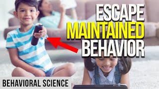 Function Based Treatments for Escape Maintained Problem Behavior