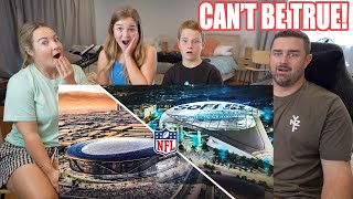 New Zealand Family React to The Top 5 NFL stadiums! (DID YOUR TEAM MAKE IT?) RICHTER SCALE??!!!!