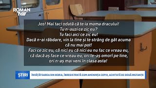 Învățătoarea din Horia, înregistrată cum amenința copiii, achitată de două instanțe