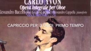 Carlo Yvon Capriccio for 3 oboe Primo tempo (III mov)