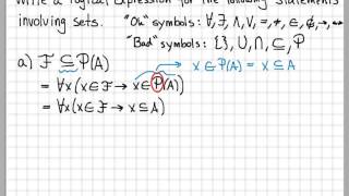 Proof and Problem Solving - More Sets Example 02