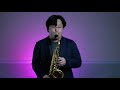 【classical saxophone solo performance】jeanine rueff sonata iii. prestissimo by wonki lee