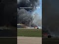 Two Aircraft Collide at Dallas Veterans Day Show #shorts | VOA News