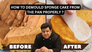 How to Demould a Sponge Cake Perfectly (Without Stickage) | Chef Vikram Bajaj