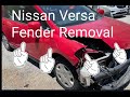 Nissan Versa Fender Removal 2007-2012