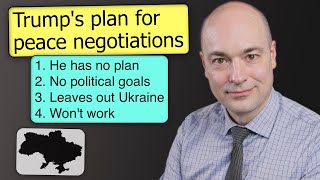 Trump's plan for peace negotiations